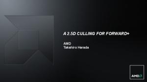 a 2.5d culling for forward+