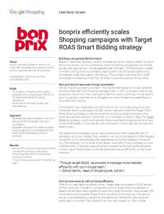 bonprix efficiently scales Shopping campaigns with ...  Services