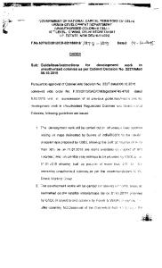 Dated: (~- (o~~ Sub: Guidelines/instructions for ... - Delhi Govt.