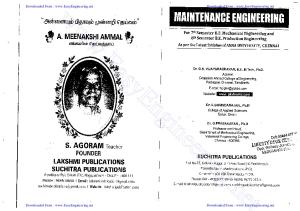 Maintenance Engineering....-1- By EasyEngineering.net.pdf  ...