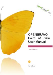 OPENBRAVO Point of Sale User Manual -