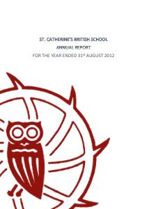 St Cats Annual Report 31 Aug 2012.pdf