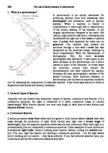 The use of spectroscopy in astronomy.pdf